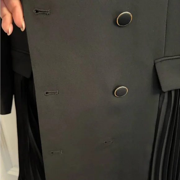 Milly Noora Pleated Blazer Dress, NWT, size 10 - Picture 8 of 9